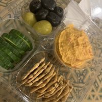 Grab & Go Hummus Plate  at Walt Disney World - Sunshine Seasons in Lake Buena Vista