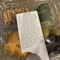 Grab & Go Hummus Plate  at Walt Disney World - Sunshine Seasons in Lake Buena Vista