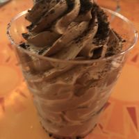 Chocolate parfait (vegan as-is) at Walt Disney World - Sunshine Seasons in Lake Buena Vista