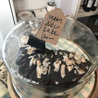 Vegan chocolate cake at Greengate in Stellenbosch