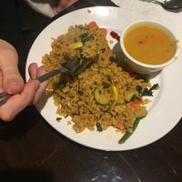 Veggie and rice! at Himalayan Kabob and Curry House in Cotati