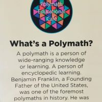 What is a Polymath? at Polymath Educational Cafe in Marshfield