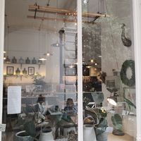 Reflection at East Village Cafe in Bristol