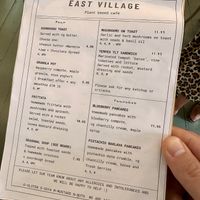   at East Village Cafe in Bristol