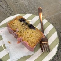 Raspberry Lemon Slice   at East Village Cafe in Bristol