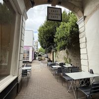   at East Village Cafe in Bristol