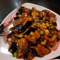 Aubergine dish with peas? at Little Yang Sing in Manchester