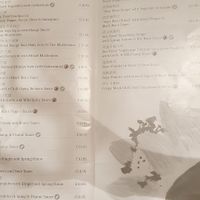 Vegetarian menu 2 at Little Yang Sing in Manchester