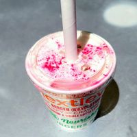 Mother's Day Milkshake- Chocolate Dipped Rose. Favorite so far at Next Level Burger - Concord in Concord