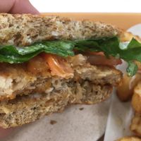 The new crispy chicken burger is awesome. at Next Level Burger - Concord in Concord