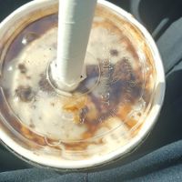 $7.45 Brownie Explosion: Pretty good milkshake. I prefer the strawberry. Love the large paper straw at Next Level Burger - Concord in Concord