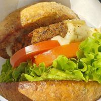 $9.95 SoCal Burger with pepper jack cheese: enjoyed it. at Next Level Burger - Concord in Concord