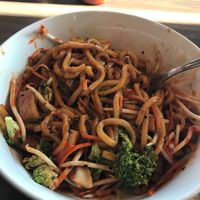Japanese Pan Noodles - Forgot to take the pic before adding and mixing my sriracha at Noodles & Company in Cypress