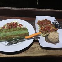 Veggie tacos and burritos at Bajo Taco Tacos & Tequila in 