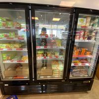 Freezer section at Canterbury Wholefoods in Canterbury