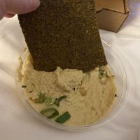 Hummus and crackers  at Wild & The Moon - Opéra in Paris