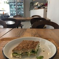 Nut cheese sandwich  at Wild & The Moon - Opéra in Paris