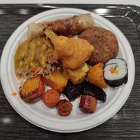 Mixed Vegan buffet at Loving Hut - Spalena in Prague