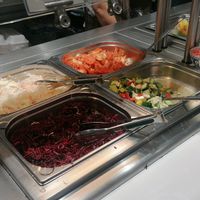 Food offering at Loving Hut - Spalena in Prague