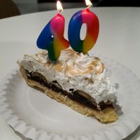 Happy birthday to me. at Loving Hut - Spalena in Prague