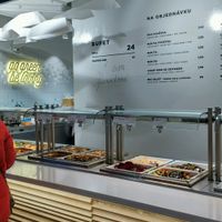 buffet at Loving Hut - Spalena in Prague