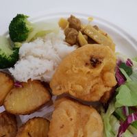 buffet at Loving Hut - Spalena in Prague