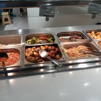 buffet selection at Loving Hut - Spalena in Prague