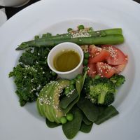 The green bowl at Cafe Bateel in Riyadh