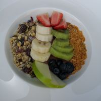 The acai bowl at Cafe Bateel in Riyadh