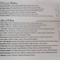 Vegan Entrees  at Azafran in Broomfield