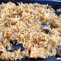 Tofu biryani  at Azafran in Broomfield