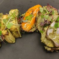 Tofu vegetable Shashlik  at Azafran in Broomfield