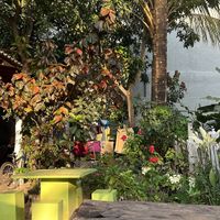 Restaurant Garden   at Dulnetha Homestay & Restaurant in Weligama