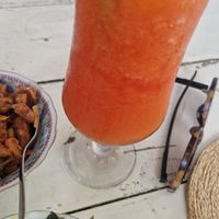 Papaya juice without honey at Dulnetha Homestay & Restaurant in Weligama