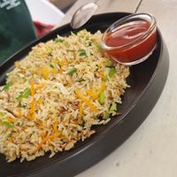 Fried rice with vegetables at Dulnetha Homestay & Restaurant in Weligama