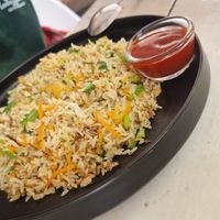 Fried rice with vegetables at Dulnetha Homestay & Restaurant in Weligama