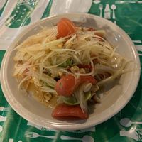 Papaya Salad at Koh Kaew Restaurant in Koh Samui