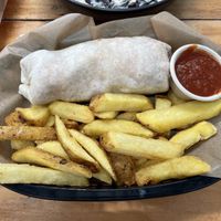 Adobo wrap  at Boneface Brewing Company in Upper Hutt