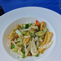 Tofu with stir fry veg at Mai Jo Restaurant in Phu Quoc