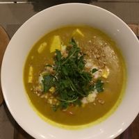 Vegan yellow curry  at Mai Jo Restaurant in Phu Quoc