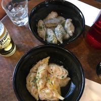 Veggie and lentil momos.  at Momo Bar in Manly