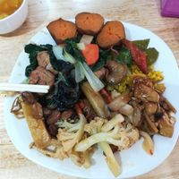 Lots of veggies at Mei Gui Yuan 梅貴緣 in Kowloon