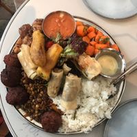 Vegan plater for 2  at Cafe Beguin in Brussels