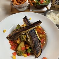 The vegetables  at Cafe Beguin in Brussels