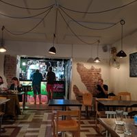 Divey atmosphere at Daddy Greens Pizzabar - Humalistonkatu in Helsinki