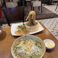 Pho & flying noodles  at Bamboo in Bratislava
