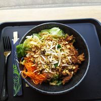 Bun Bo Nam Bo with seitan at Forky's - Trnava in Trnava