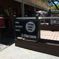 The Lane - at the end of the row of shops, next to the ice-cream shop (that also stocks a couple of vegan flavours) at The Lane in Rottnest Island