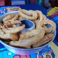 Onion rings at Comic Planet in Cordoba