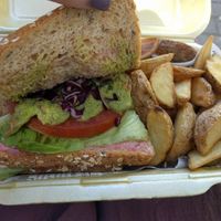 Vegan Avocado Sandwich  at Comic Planet in Cordoba